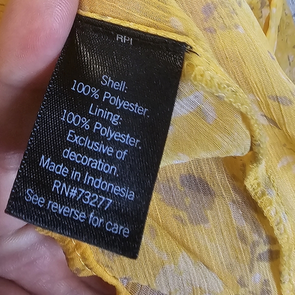 SIMPLY VERA VERAWANG yellow dress - Picture 8 of 8